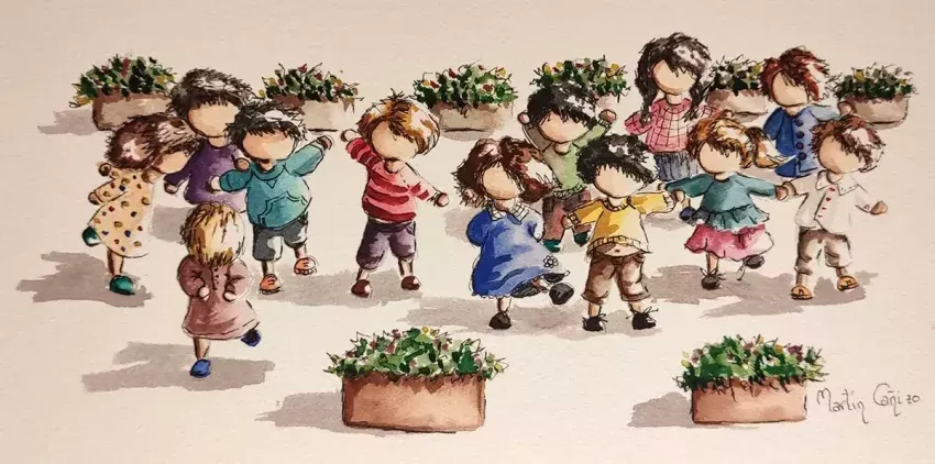 Serie Mininiños, lámina número 10