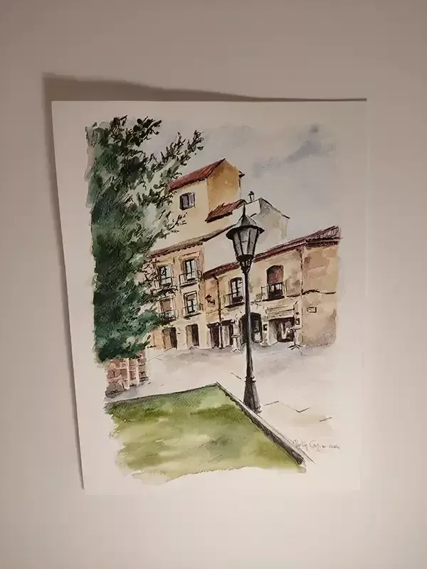 Acuarela de la serie Casa nº2