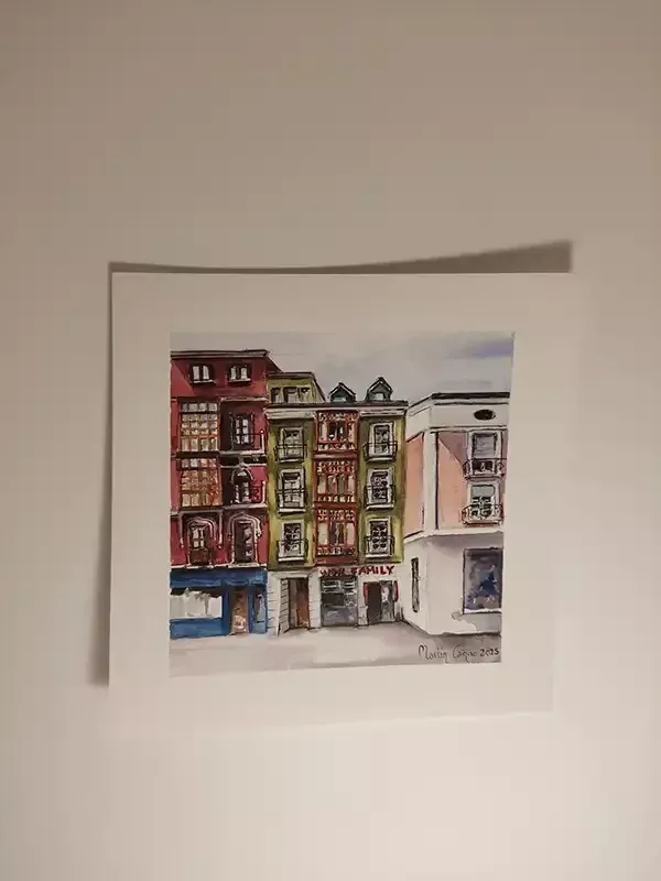 Acuarela de la serie Casa nº12