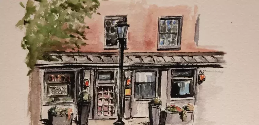 Acuarela de la serie Casa nº5