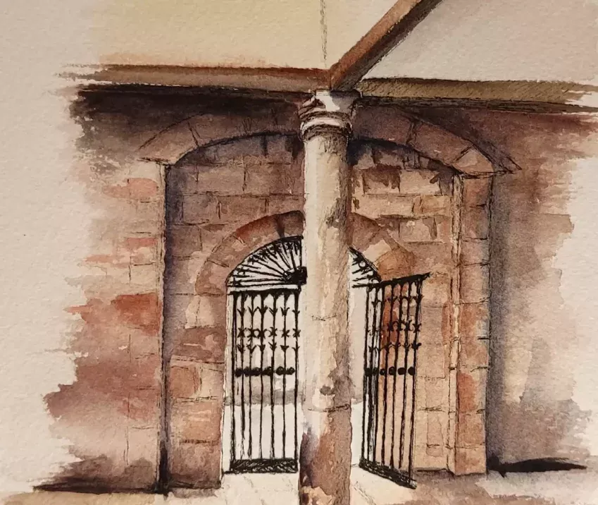 Acuarela de la serie Casa nº7