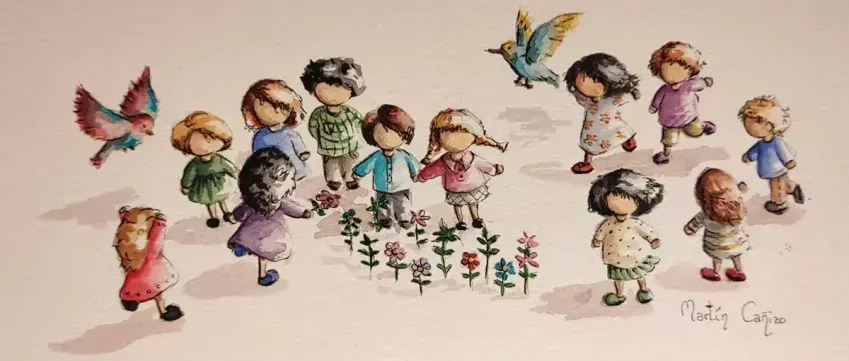 Serie Mininiños, lámina número 11