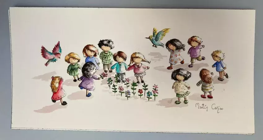 11ª lámina de la serie Mininiños