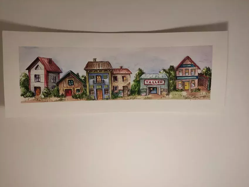 Acuarela de la serie Casa nº11