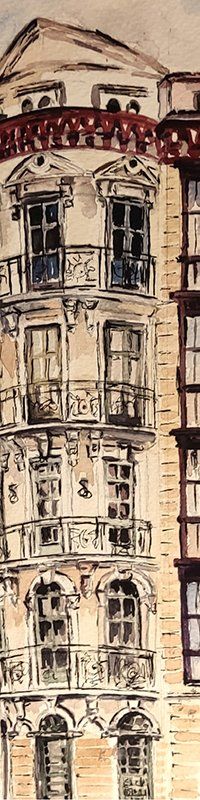 Acuarela de la serie Casa nº4