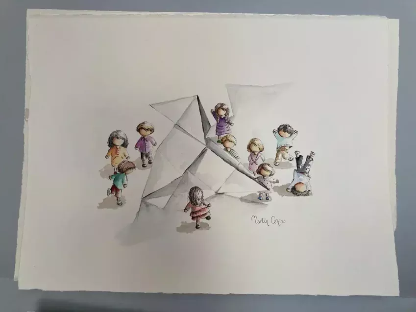 4ª lámina de la serie Mininiños