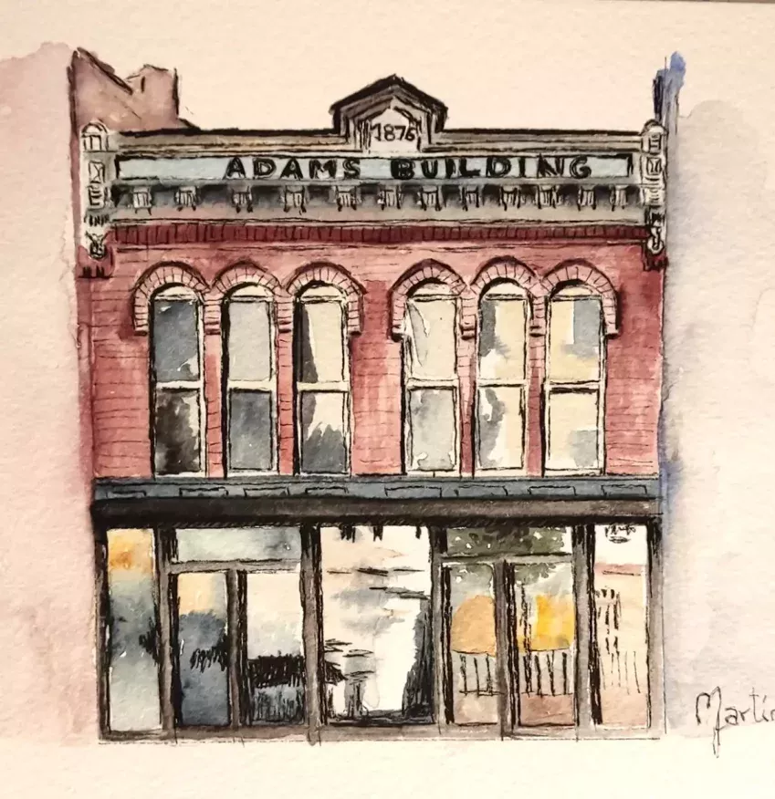 Acuarela de la serie Casa nº6