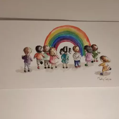 9ª lámina de la serie Mininiños