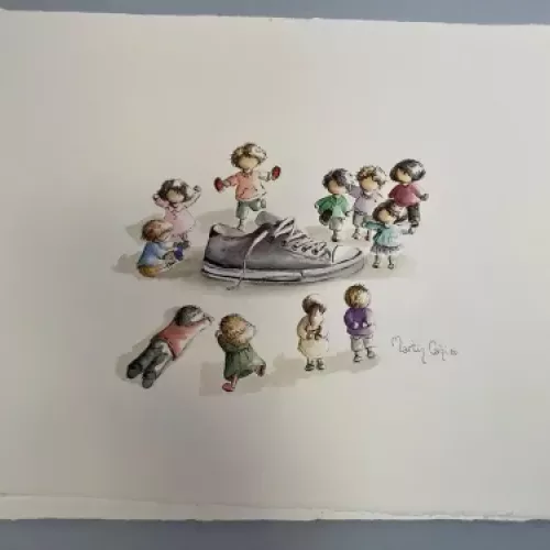 5ª lámina de la serie Mininiños