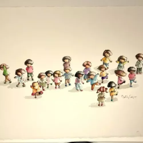 2ª lámina de la serie Mininiños