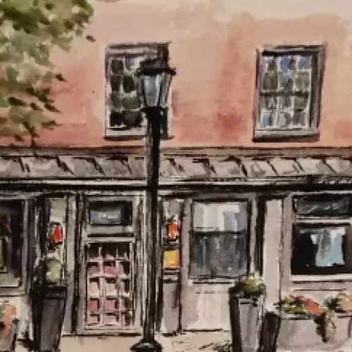 Acuarela de la serie Casa nº5