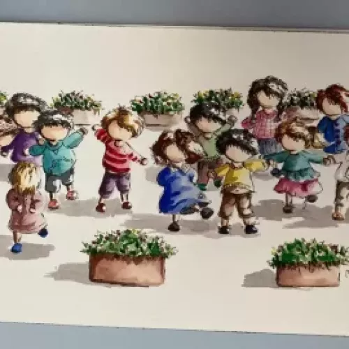 10ª lámina de la serie Mininiños