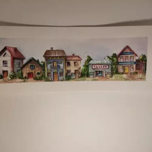 Acuarela de la serie Casa nº11