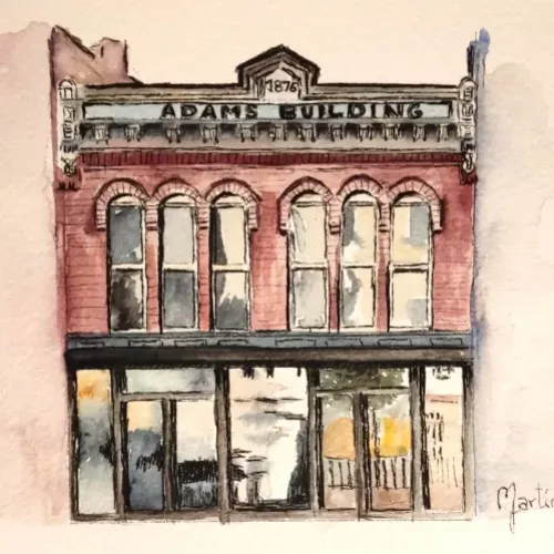 Acuarela de la serie Casa nº6