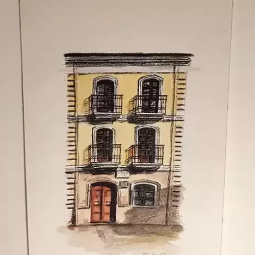 Serie Casa 9, arte en acuarela