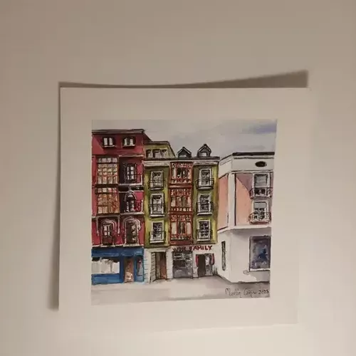 Acuarela de la serie Casa nº12